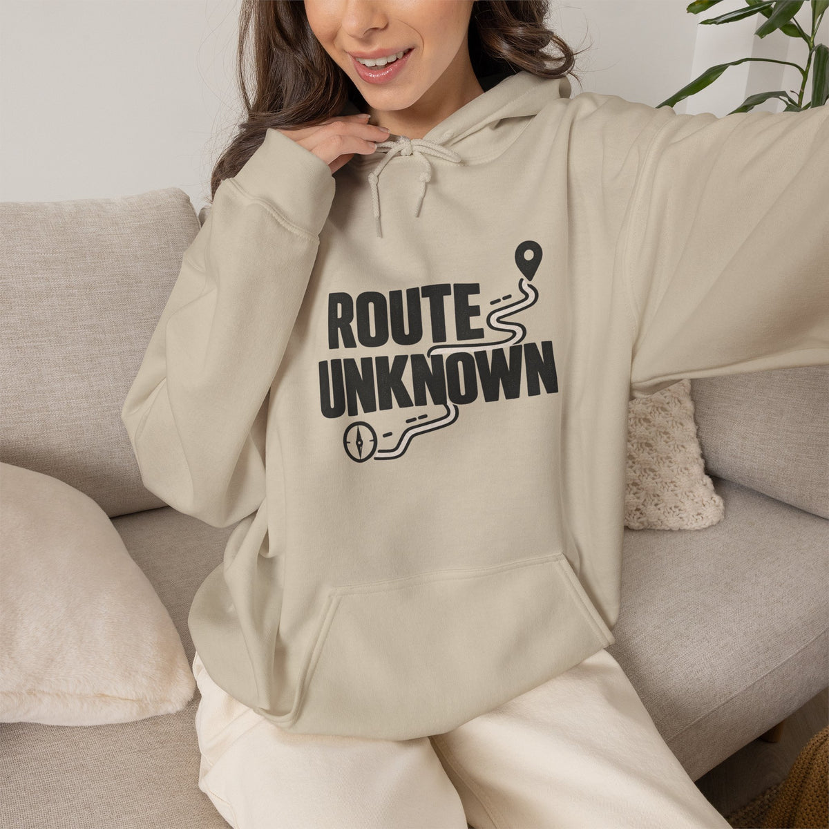 Route Unknown Hoodie – Adventure Travel Graphic Hoodie