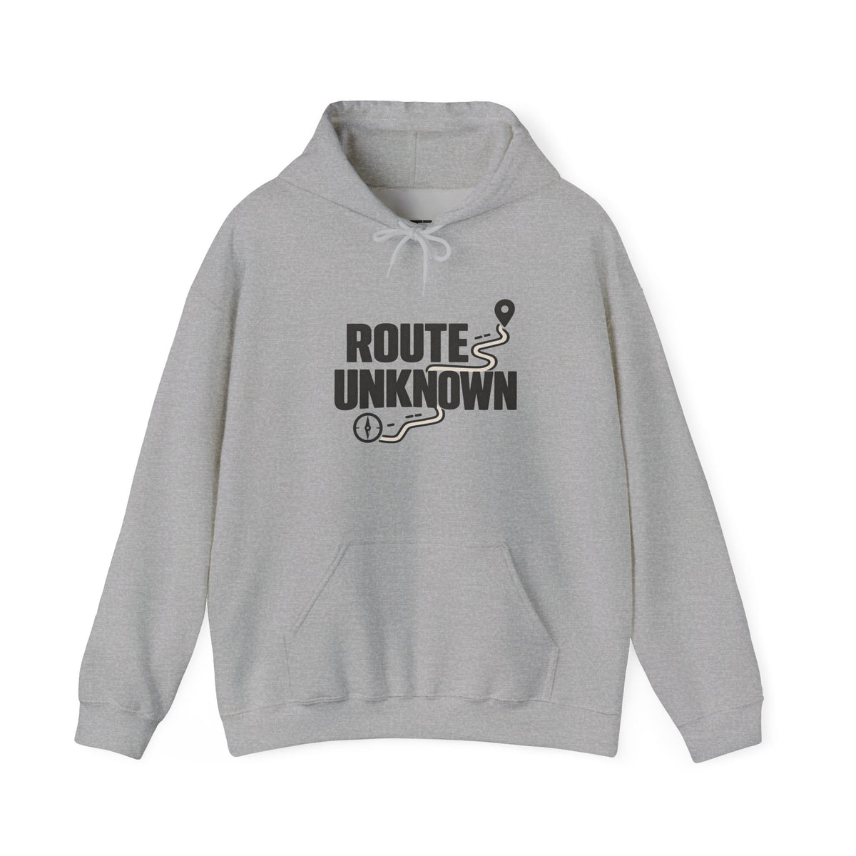 Route Unknown Hoodie – Adventure Travel Graphic Hoodie