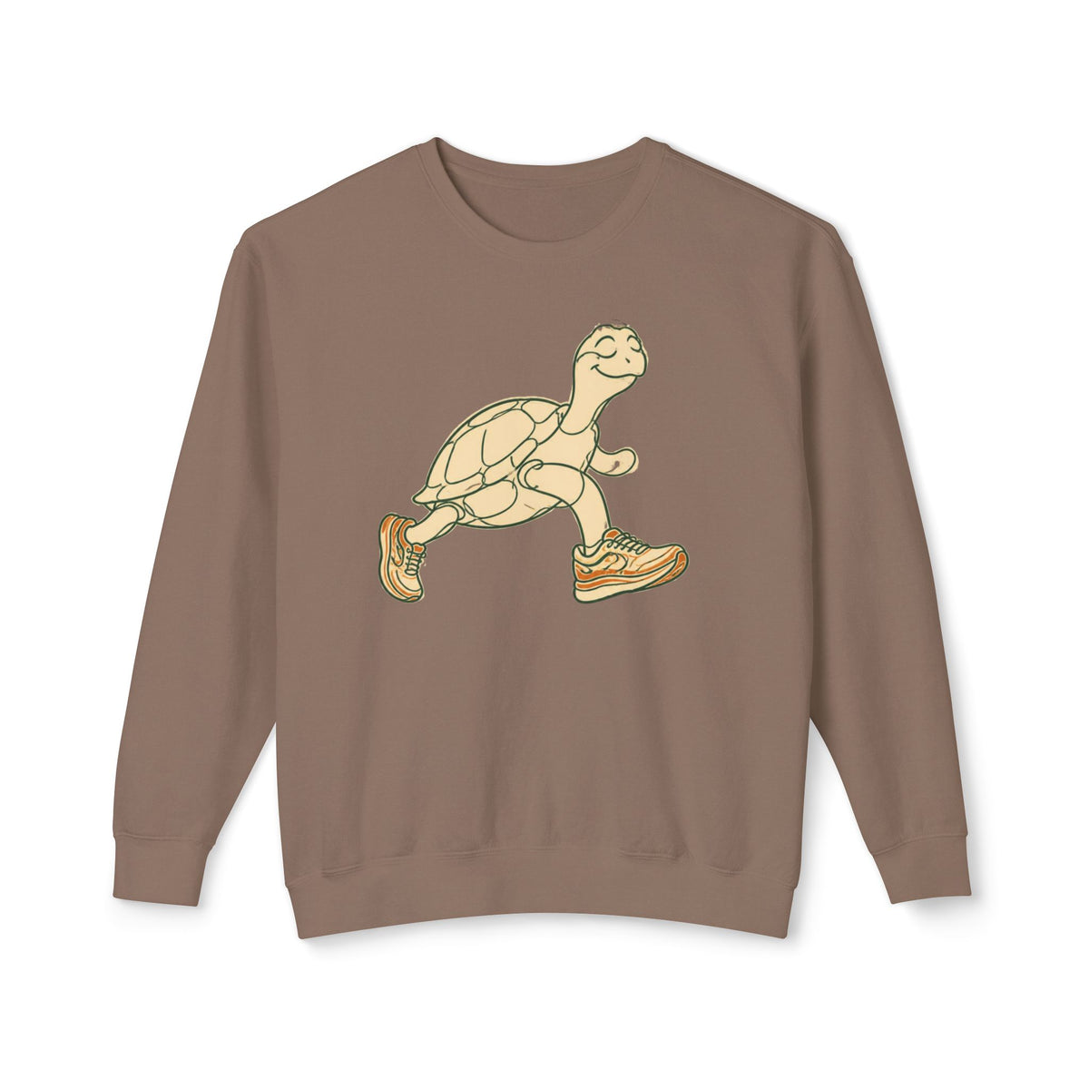 Turtle Crewneck Sweatshirt — “Zone 2 & Chill: Fast Enough to Finish, Slow Enough for Snacks”