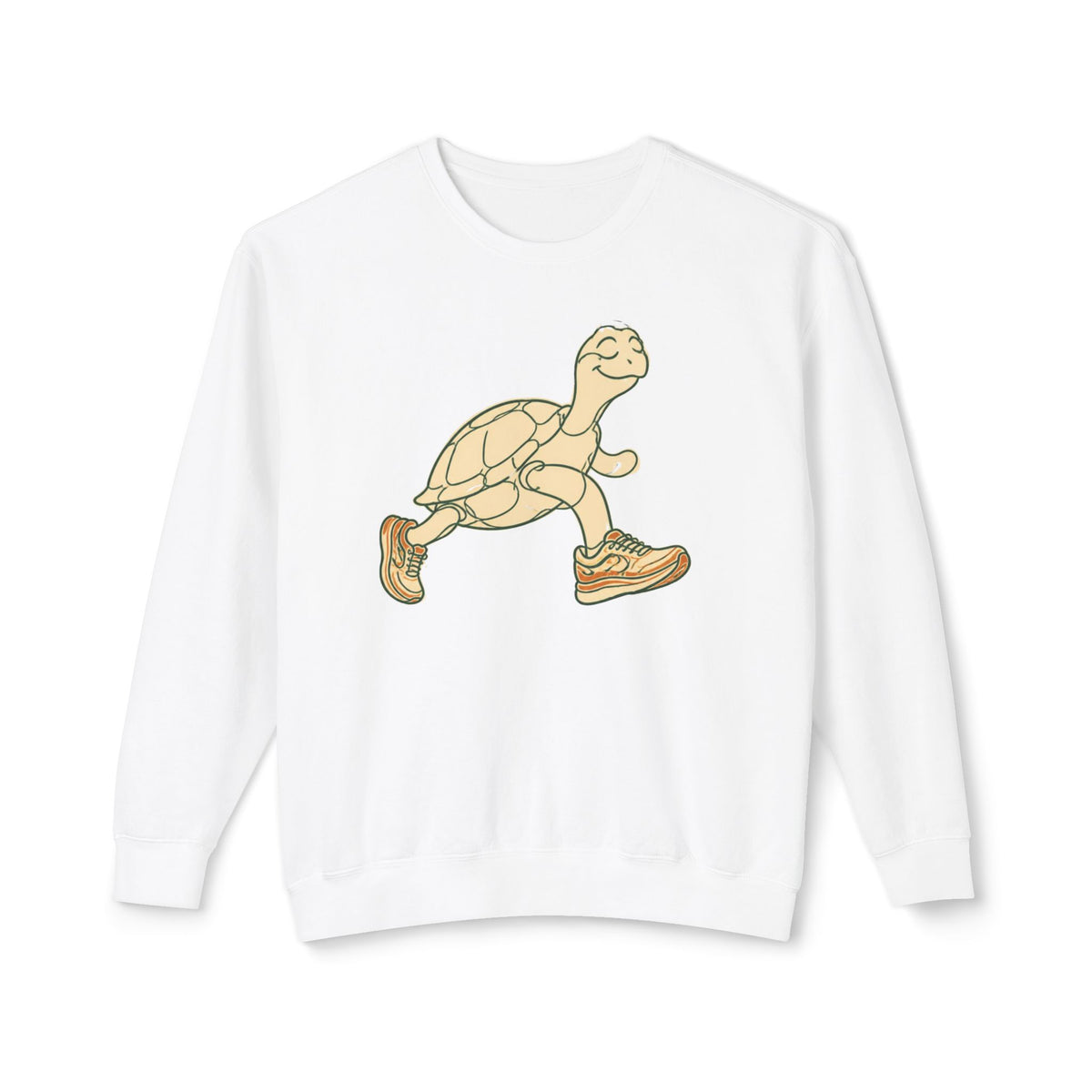 Turtle Crewneck Sweatshirt — “Zone 2 & Chill: Fast Enough to Finish, Slow Enough for Snacks”