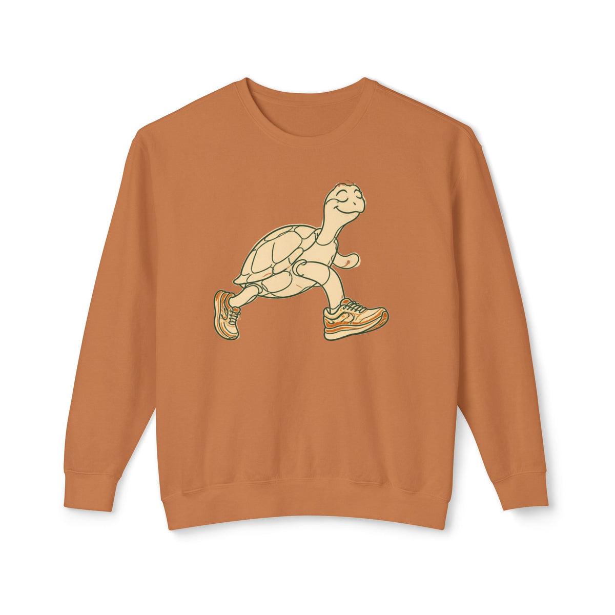 Turtle Crewneck Sweatshirt — “Zone 2 & Chill: Fast Enough to Finish, Slow Enough for Snacks”