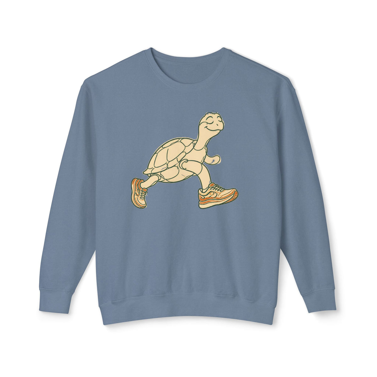 Turtle Crewneck Sweatshirt — “Zone 2 & Chill: Fast Enough to Finish, Slow Enough for Snacks”