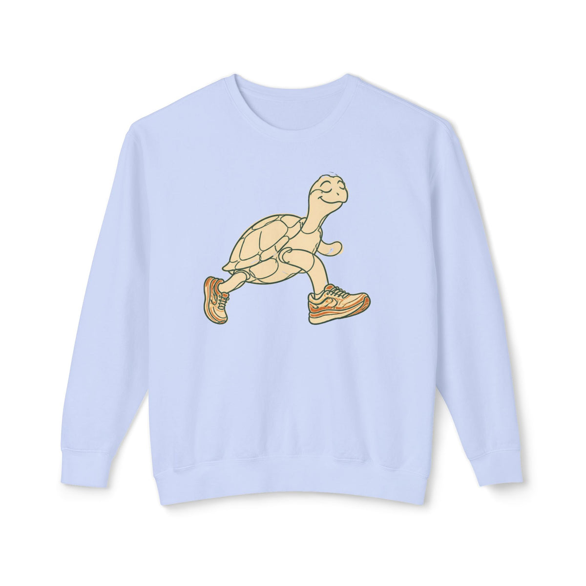 Turtle Crewneck Sweatshirt — “Zone 2 & Chill: Fast Enough to Finish, Slow Enough for Snacks”