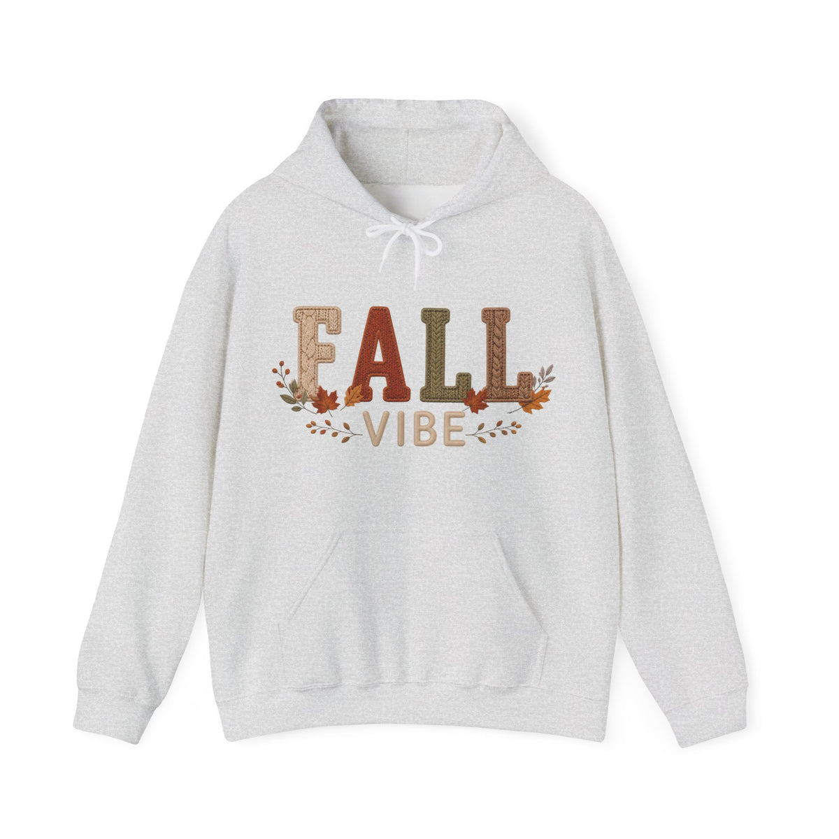 Fall Vibe Hoodie — Autumn Leaves Graphic Hooded Sweatshirt