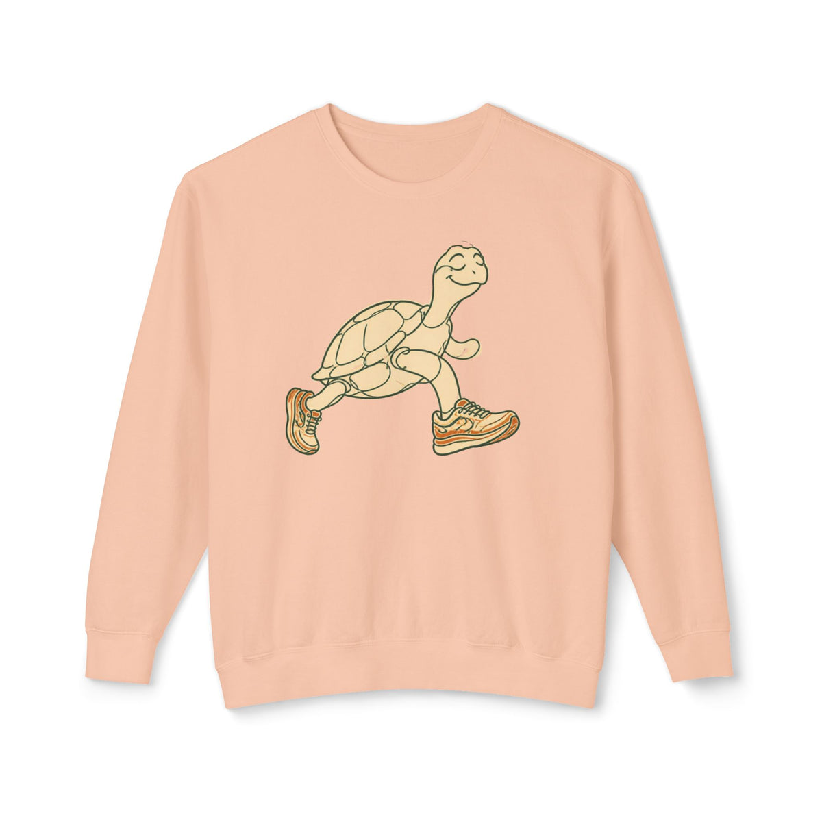 Turtle Crewneck Sweatshirt — “Zone 2 & Chill: Fast Enough to Finish, Slow Enough for Snacks”