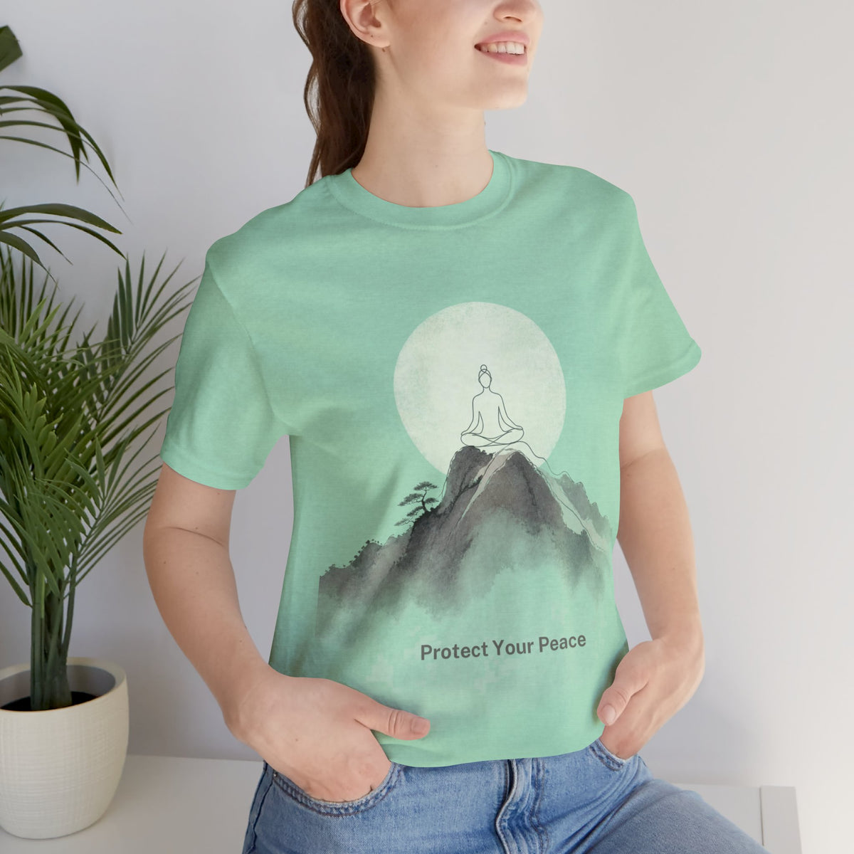Protect Your Peace Meditation T‑Shirt